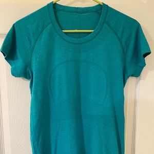 lululemon athletica Short Sleeve Tee in Teal